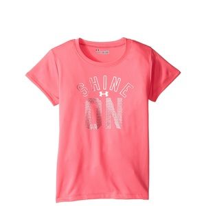 NWT Under Armour Girls' Shine On T-Shirt
